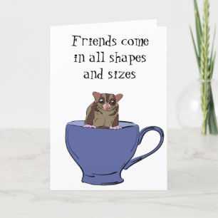 New Pet Sugar Glider Custom Congratulations Card