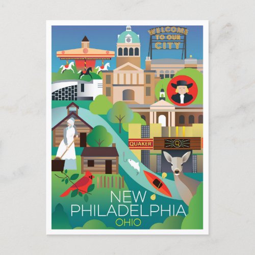 New Philadelphia Ohio Postcard