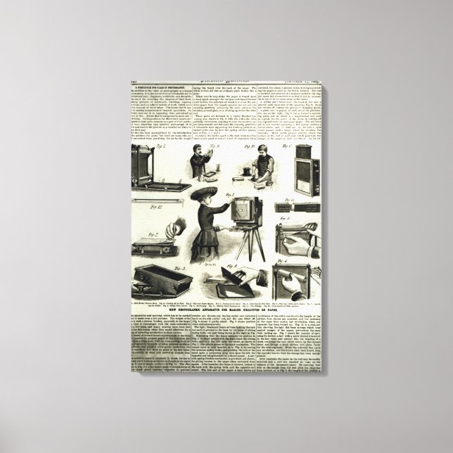 New photographic apparatus canvas print (Front)