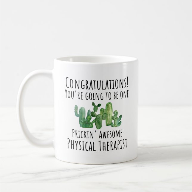 New Physical Therapist Gift Coffee Mug (Left)