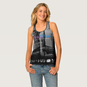 NEW! Pink & Blue Movie Poster Tank Top