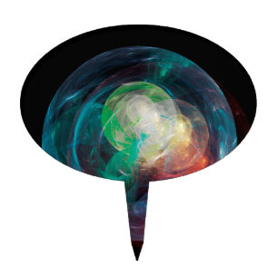 New Planet Cake Topper