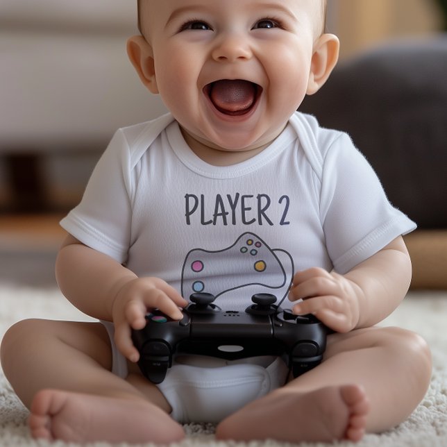 New Player - Matching family clothing Baby Bodysuit (The ultimate baby shower gift for geeky gamer parents ready to level up their little ones)