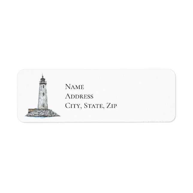 New Point Comfort Lighthouse Label (Front)