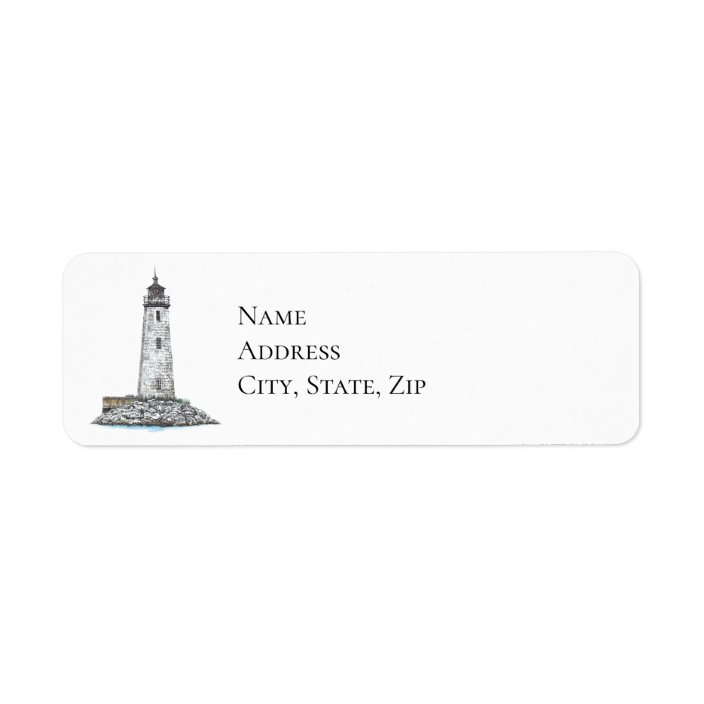 New Point Comfort Lighthouse Label