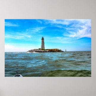 New Point Comfort Lighthouse - Mobjack Bay Poster