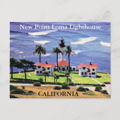 New Point Loma Lighthouse California Postcard