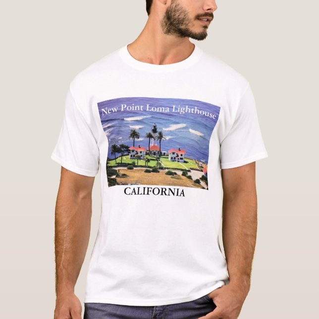New Point Loma Lighthouse, California T-Shirt (Front)