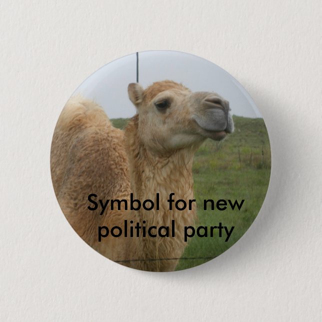 New Political Party Pinback Button (Front)