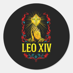 New Pope Leo Xiv Classic Round Sticker