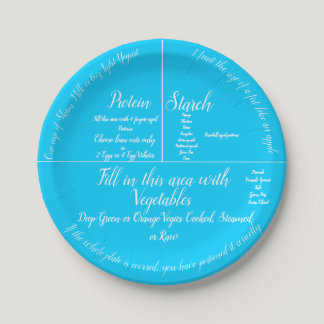 New Portion Control Paper Plates