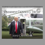 New President Donald J Trump 2019 Photo Calendar