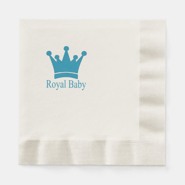 New Prince - A Royal Baby! Napkins (Front)