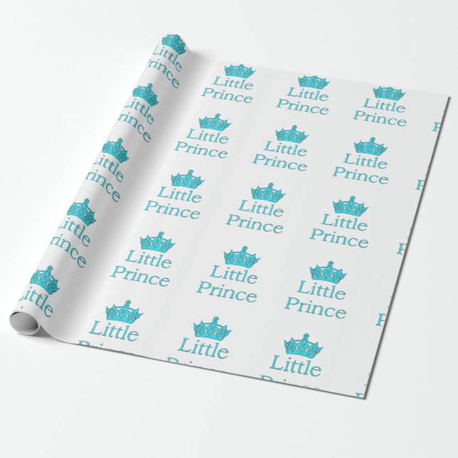 New Prince - a royal baby! Wrapping Paper (Unrolled)