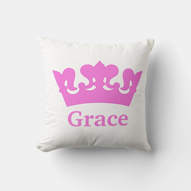 New Princess - a royal baby! Throw Pillow (Front)