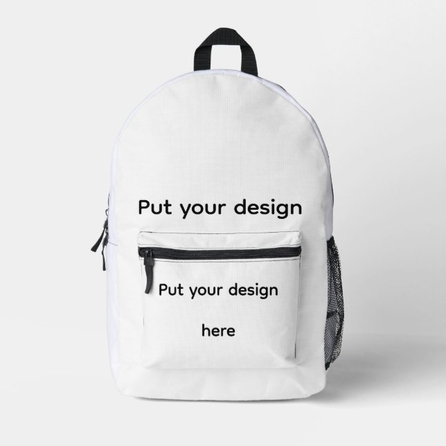 new printed backpack (Front)