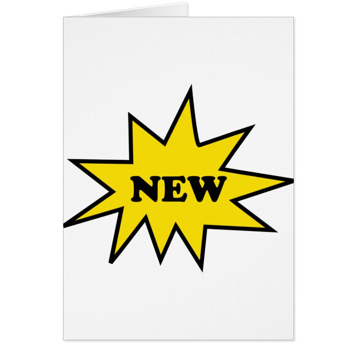 New Product Icon Greeting Card