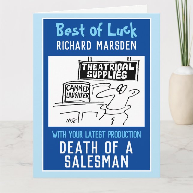 New Production for Actor or Producer Card (Front)