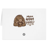 New Proud Mama Grizzly Cards (Back Horizontal)