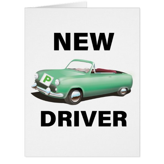 New Provisional car driver Cards (Front)