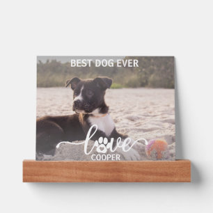 New Puppy Home Pet Owner Dog Lover Keepsake Picture Ledge