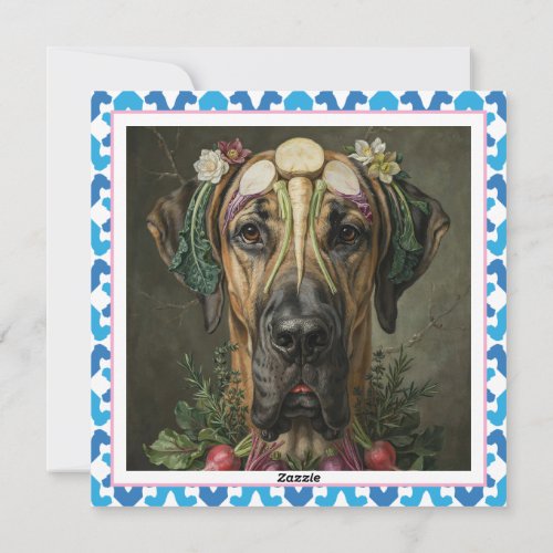 New Puppy Photo Announcement Card