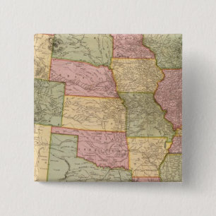 New Railroad Map of the United States Button