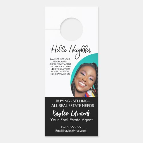 New Real Estate Agent door hanger