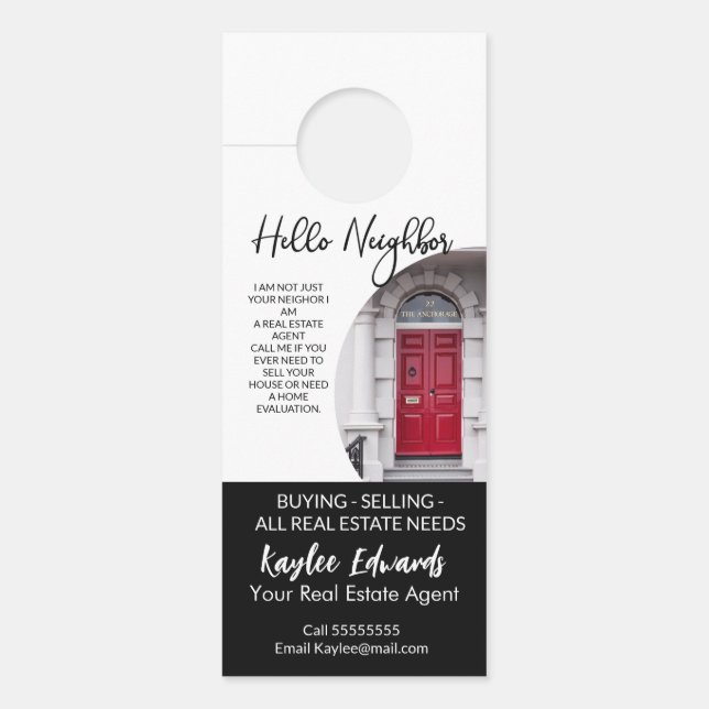 New Real Estate Agent door hanger (Front)