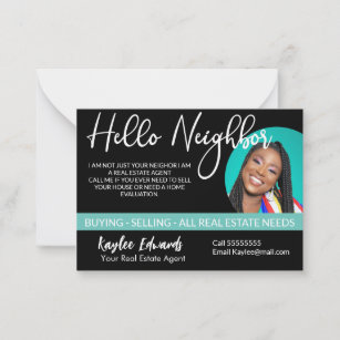 New Real Estate Agent flat card