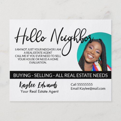New Real Estate Agent flyer