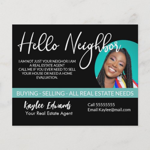 New Real Estate Agent flyer
