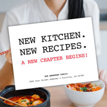 New Recipes Address Simple Minimalist Moving