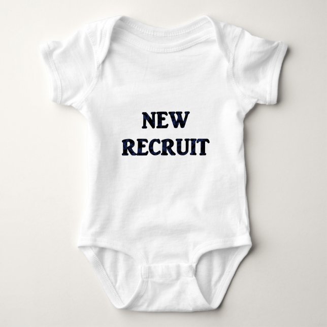 New Recruit Baby Bodysuit (Front)