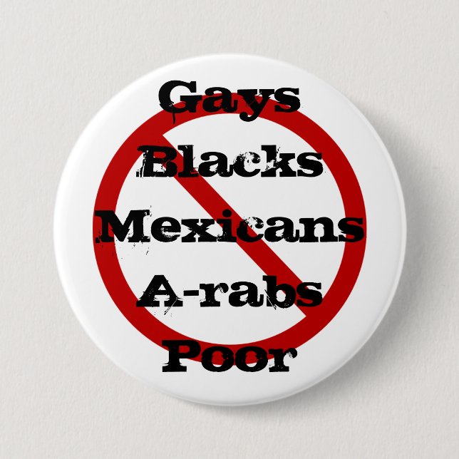 New Republican Slogan Pinback Button (Front)