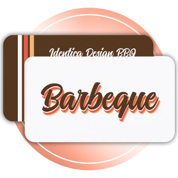 New Retro Barbeque Business Card by identica at Zazzle
