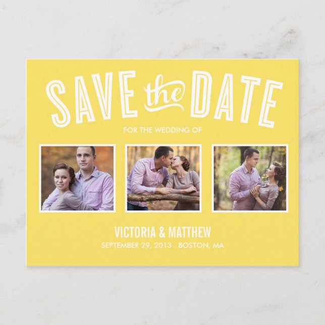NEW RETRO | SAVE THE DATE ANNOUNCEMENT (Front)