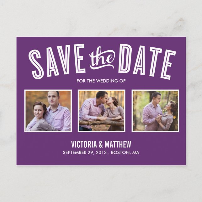 NEW RETRO | SAVE THE DATE ANNOUNCEMENT (Front)