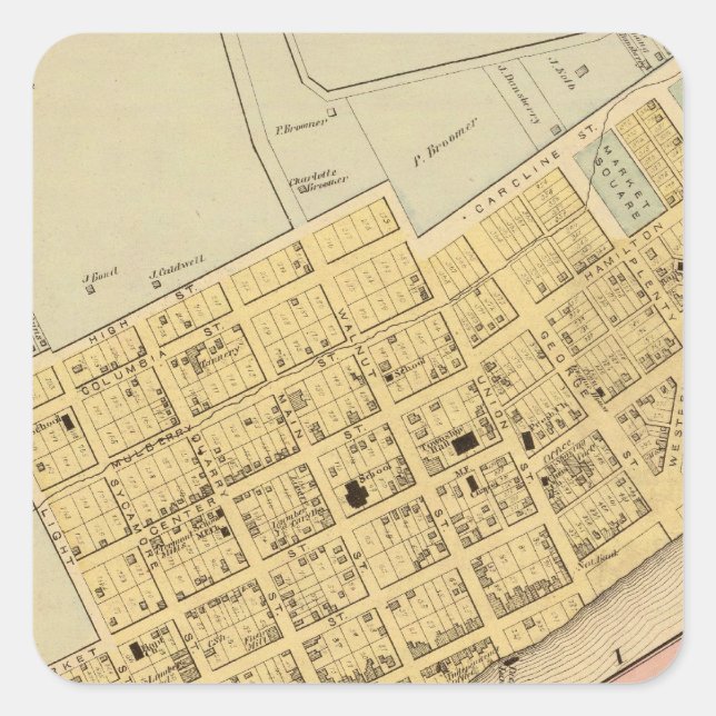 New Richmond, Ohio Square Sticker (Front)
