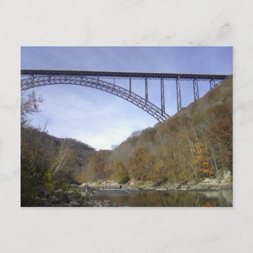 New River George Bridge Postcard