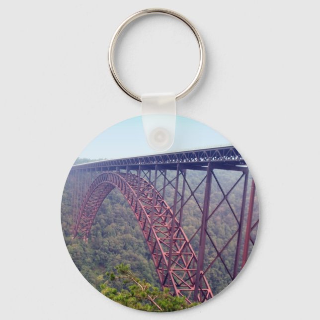 New River Gorge Bridge Keychain (Front)