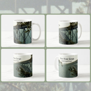 New River Gorge Bridge Scenic Photo Coffee Mug