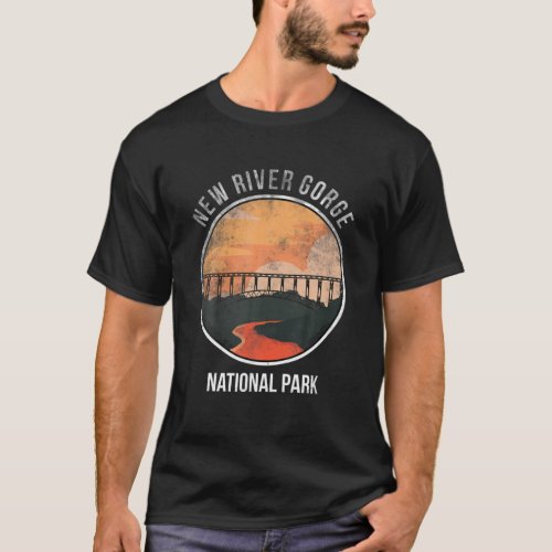 New River Gorge Bridge West Virginia City National T_Shirt