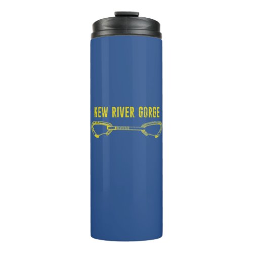 New River Gorge Climbing Quickdraw Thermal Tumbler