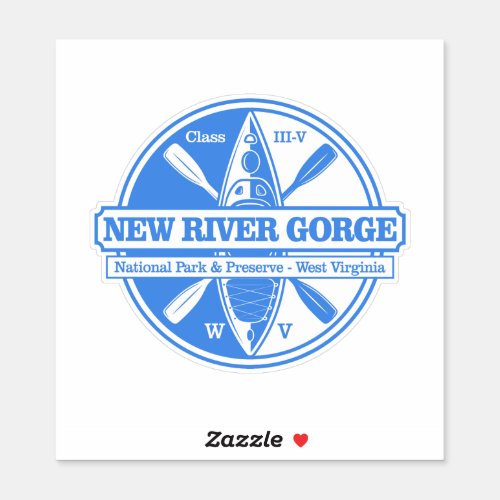 New River Gorge K3 Sticker