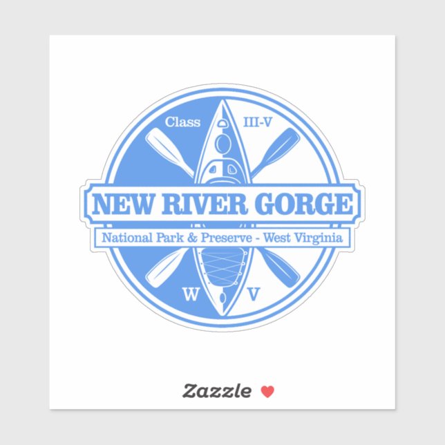 New River Gorge (K3) Sticker (Sheet)