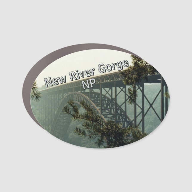 New River Gorge National Park Auto Car Magnet (Front)