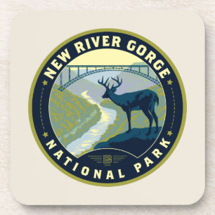 New River Gorge National Park Beverage Coaster
