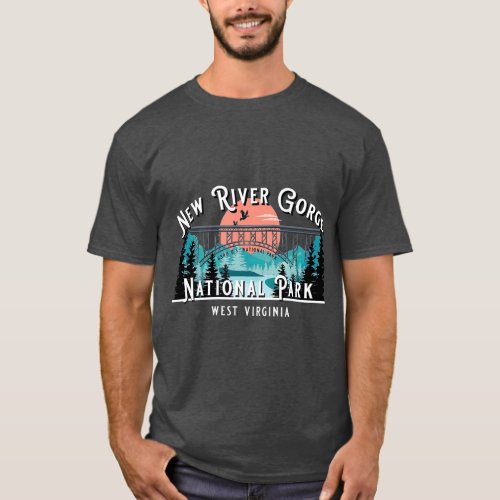 New River Gorge National Park Camping Hiking T_Shirt