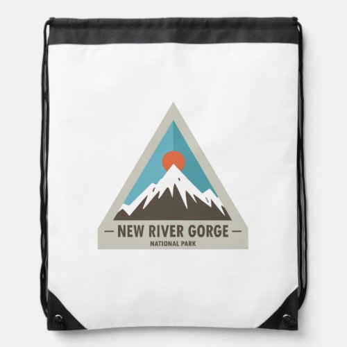 New River Gorge National Park Drawstring Bag